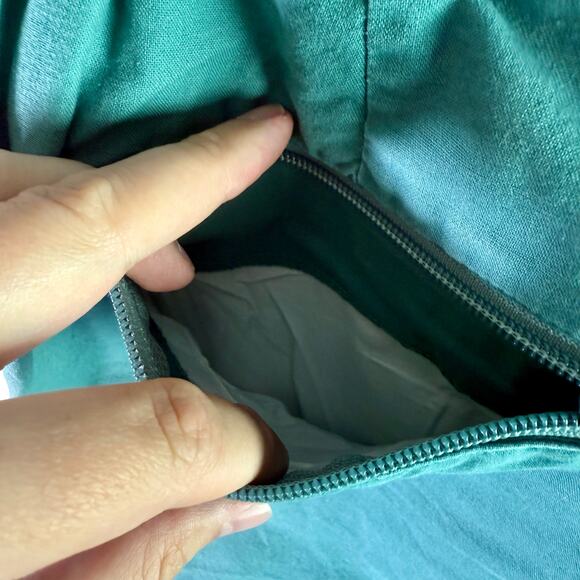 Woolrich Women's 12 Teal 100% Cotton Convertible Cargo Pants Shorts 1012WS - Picture 7 of 10